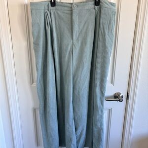 Cider Light Blue Wide Leg Pants